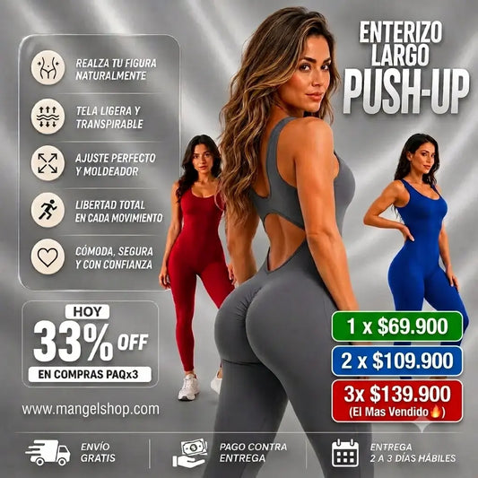 ENTERIZO PUSH-UP ESQUELETO