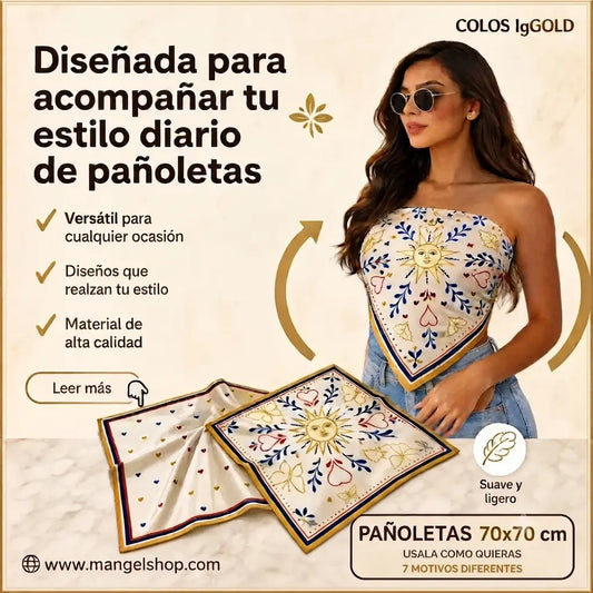 PAÑOLETA DE 70X70 cm.
