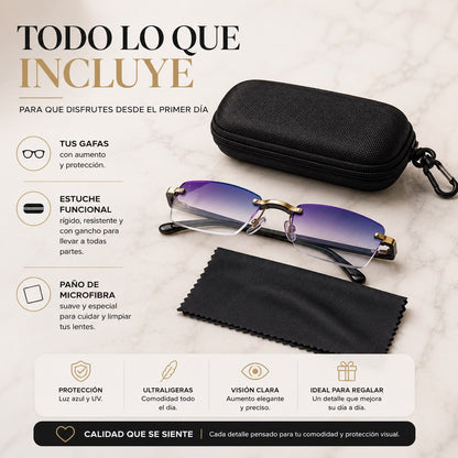 GAFA TR90 DE AUMENTO VIDRIO