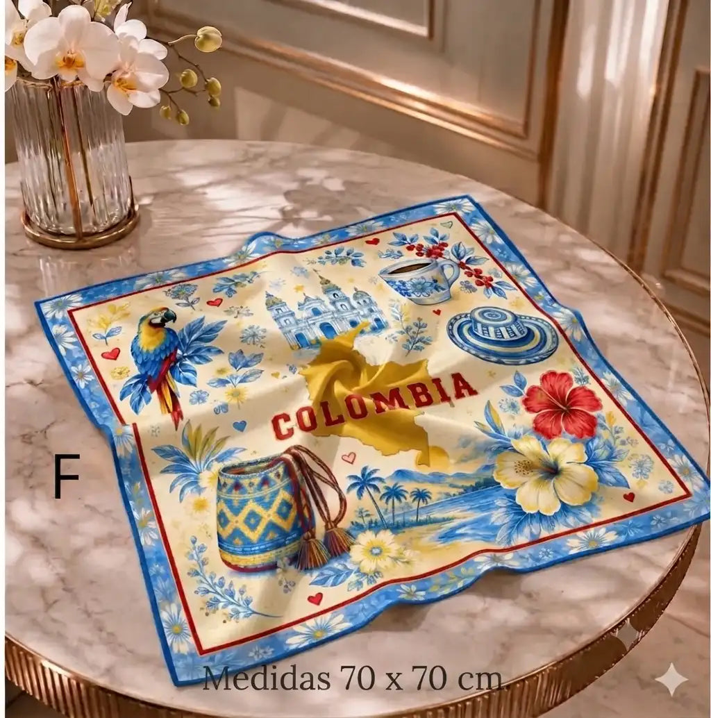 PAÑOLETA DE 70X70 cm.