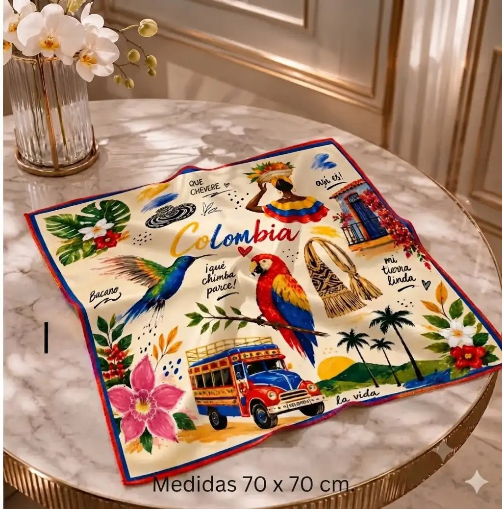 PAÑOLETA DE 70X70 cm.