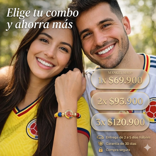 PULSERA ESCUDO SELECCION COLOMBIA